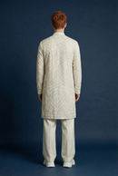 Chevron Sequin Georgette Kurta