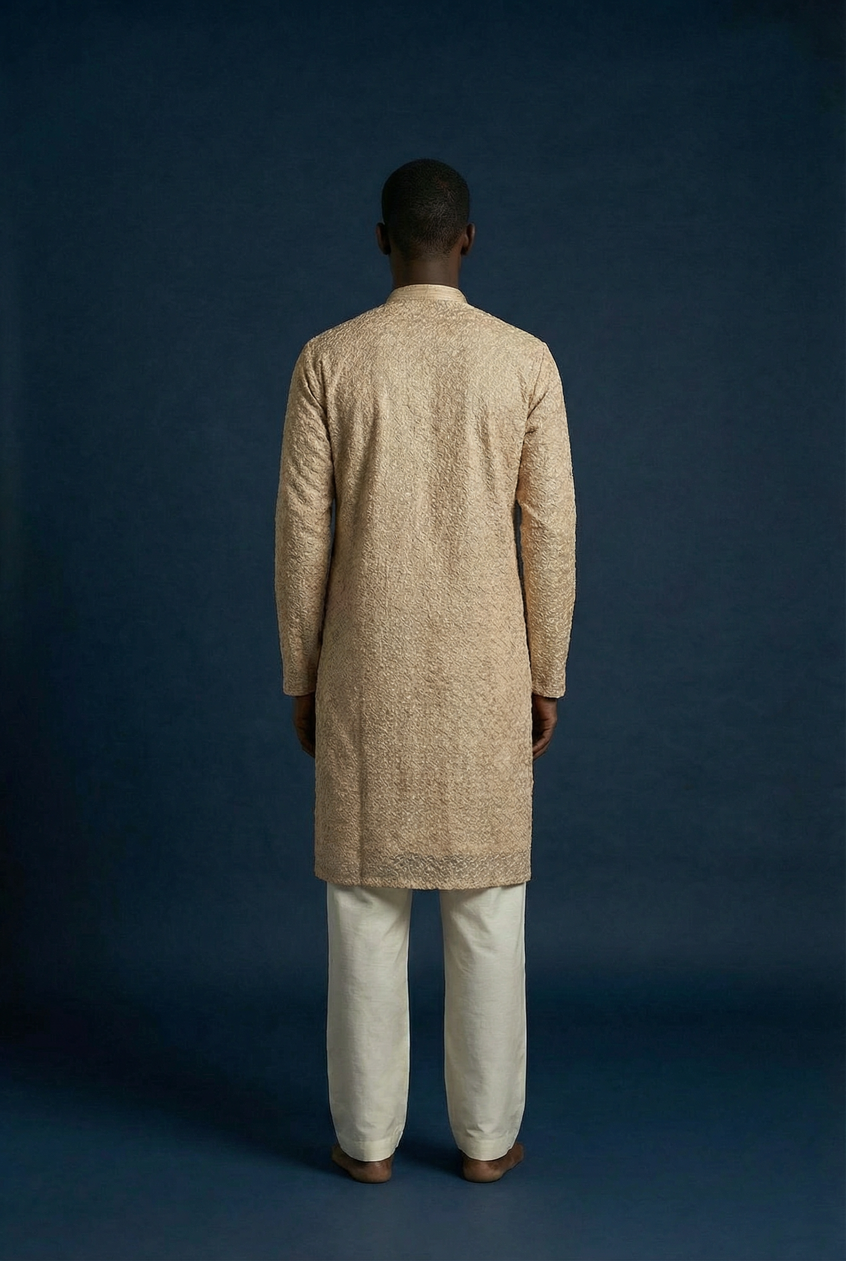 Textured Threadwork Kurta