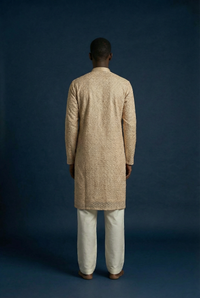 Textured Threadwork Kurta