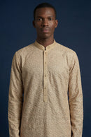 Textured Threadwork Kurta