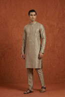 Heritage Box Embroidered Silk Kurta Set