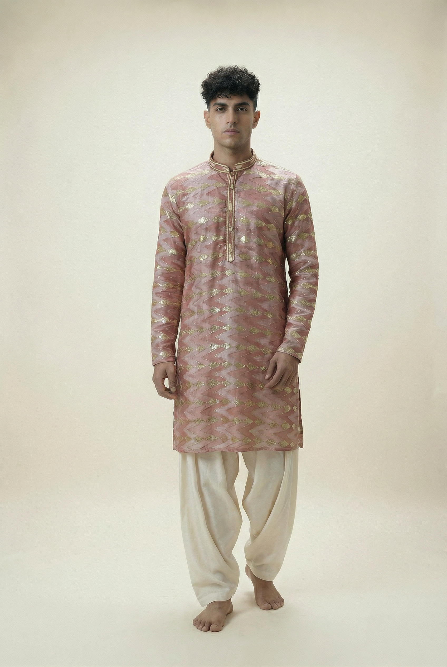 Zigzag Kurta Patiyala Set