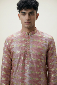 Zigzag Kurta Patiyala Set