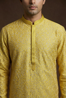 Floral Threadwork Kurta Set