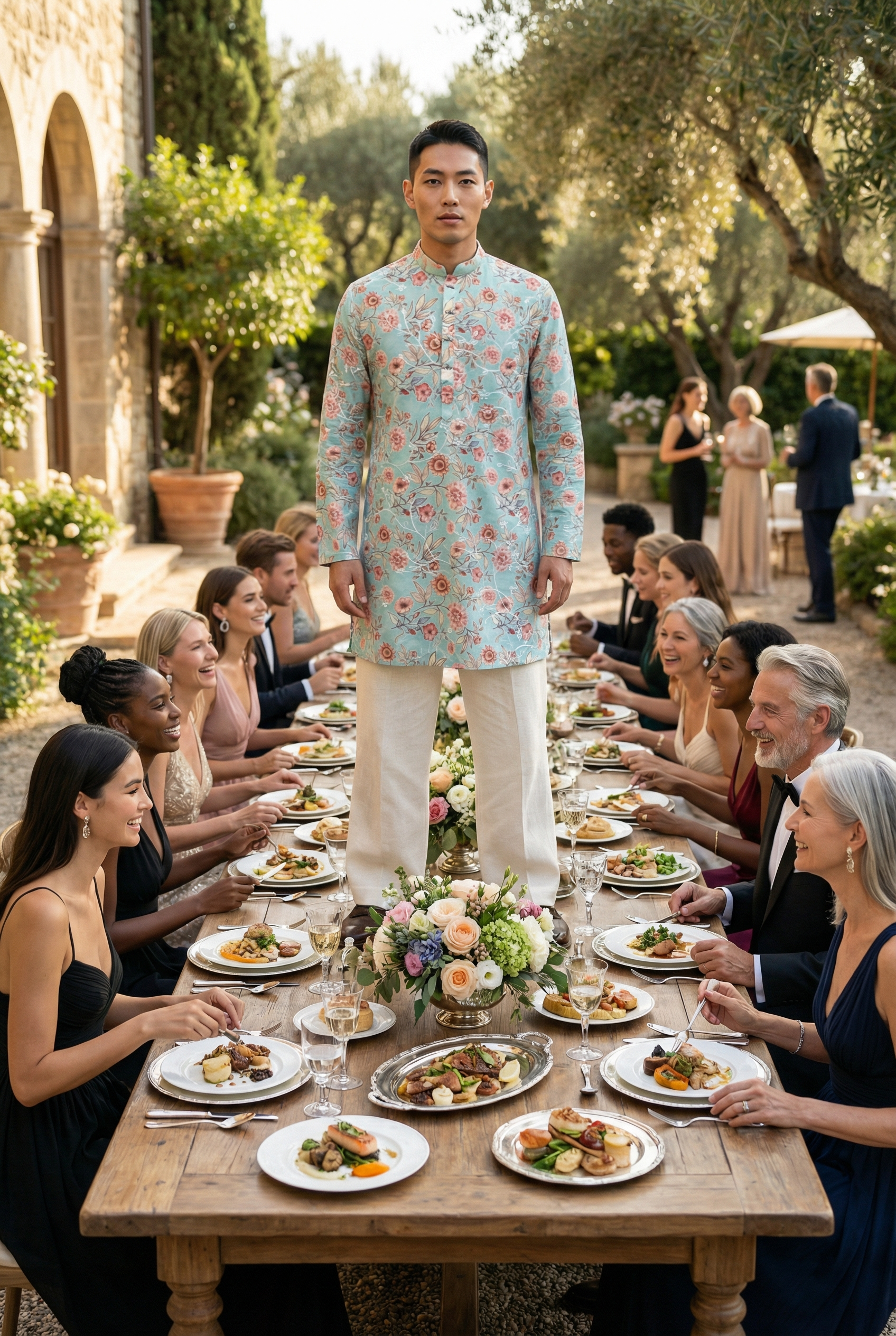 Multi Color Printed Kurta Submarine