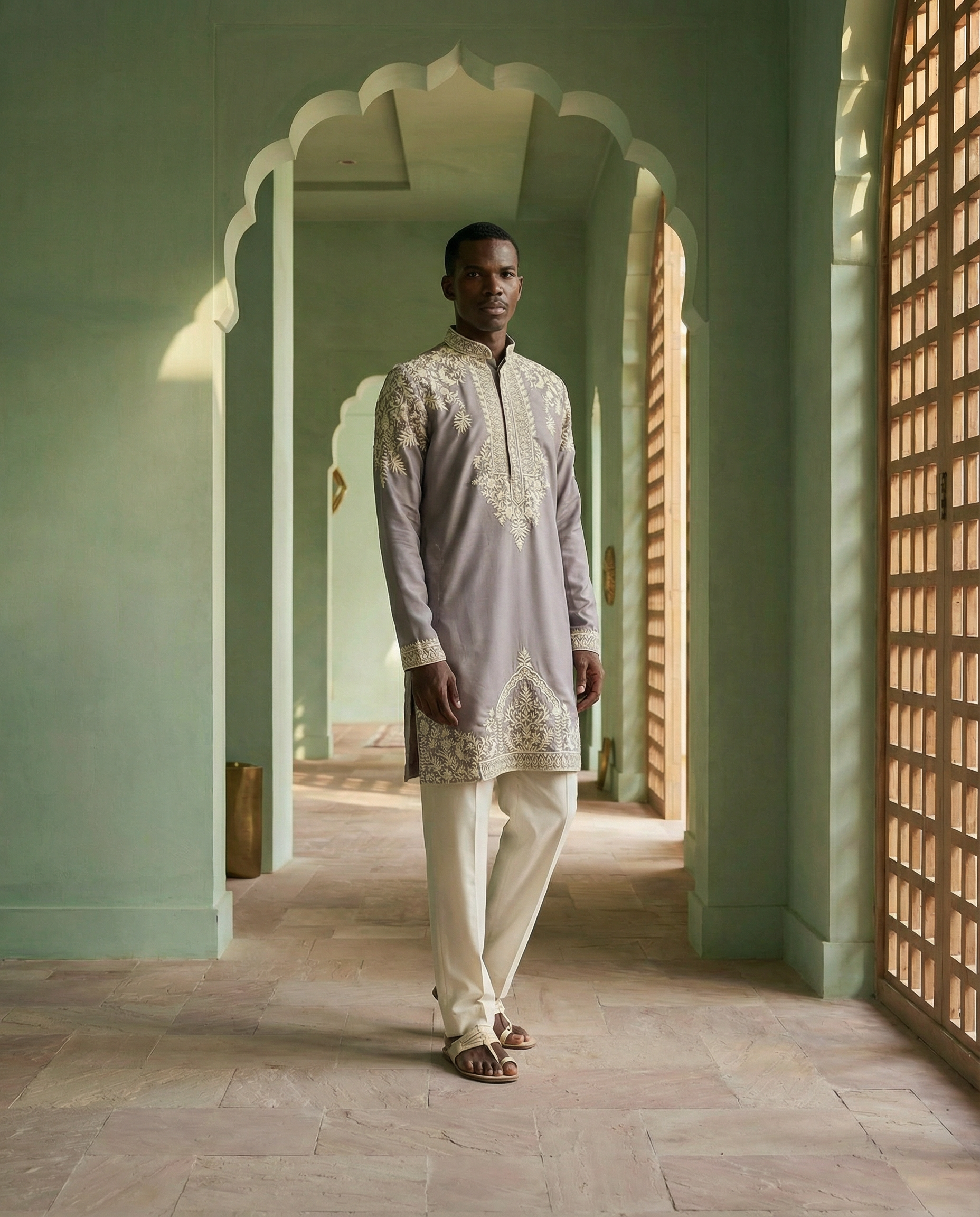 Raahi Embroidered Kurta Set