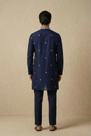 Heritage Embroidered Silk Kurta Set