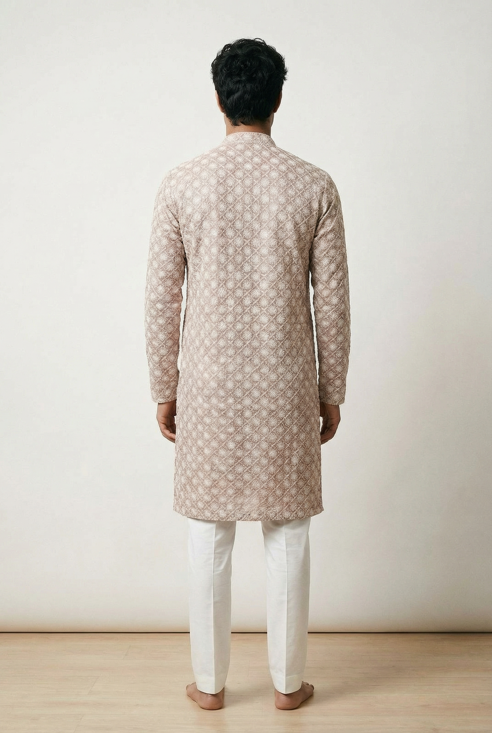 Floral Jaal Embroidered Kurta Set