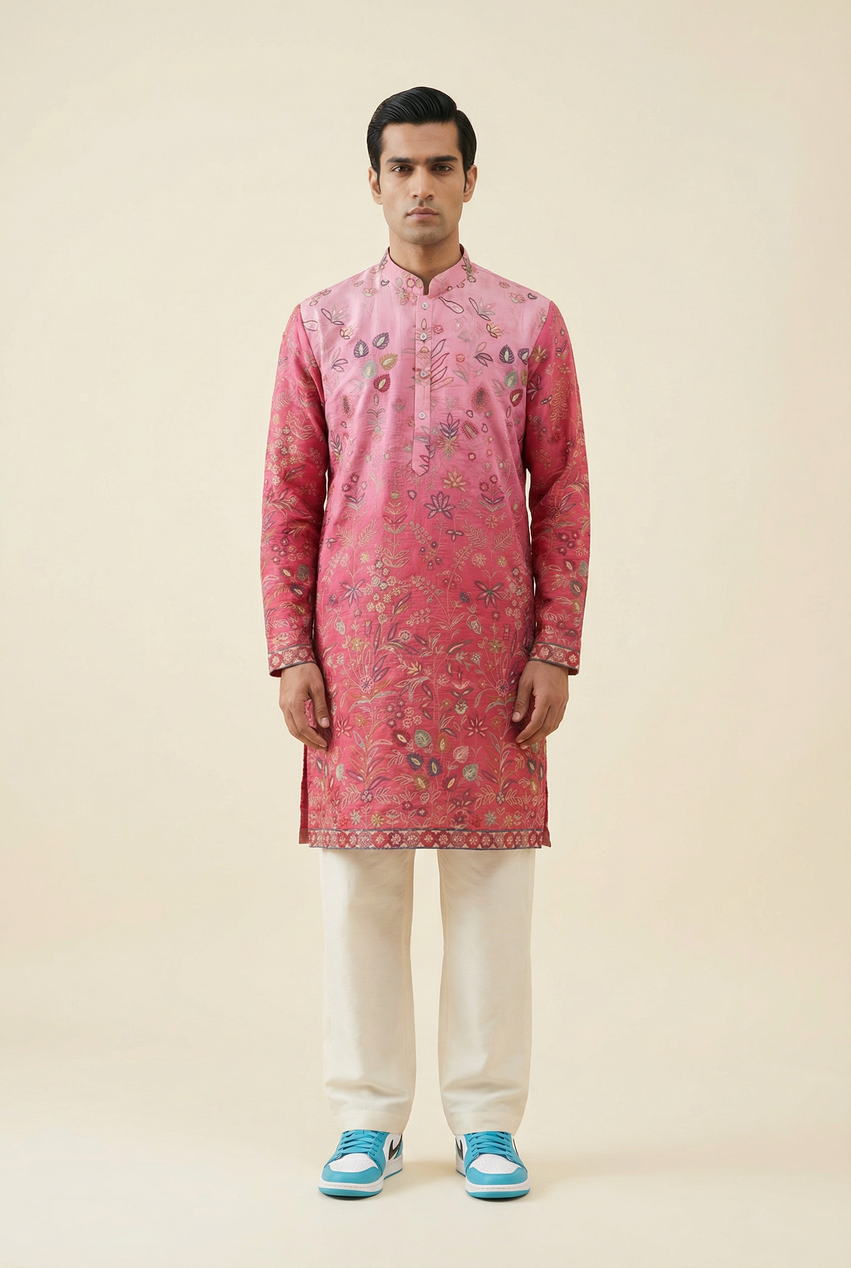 Floral Summer Cotton Kurta