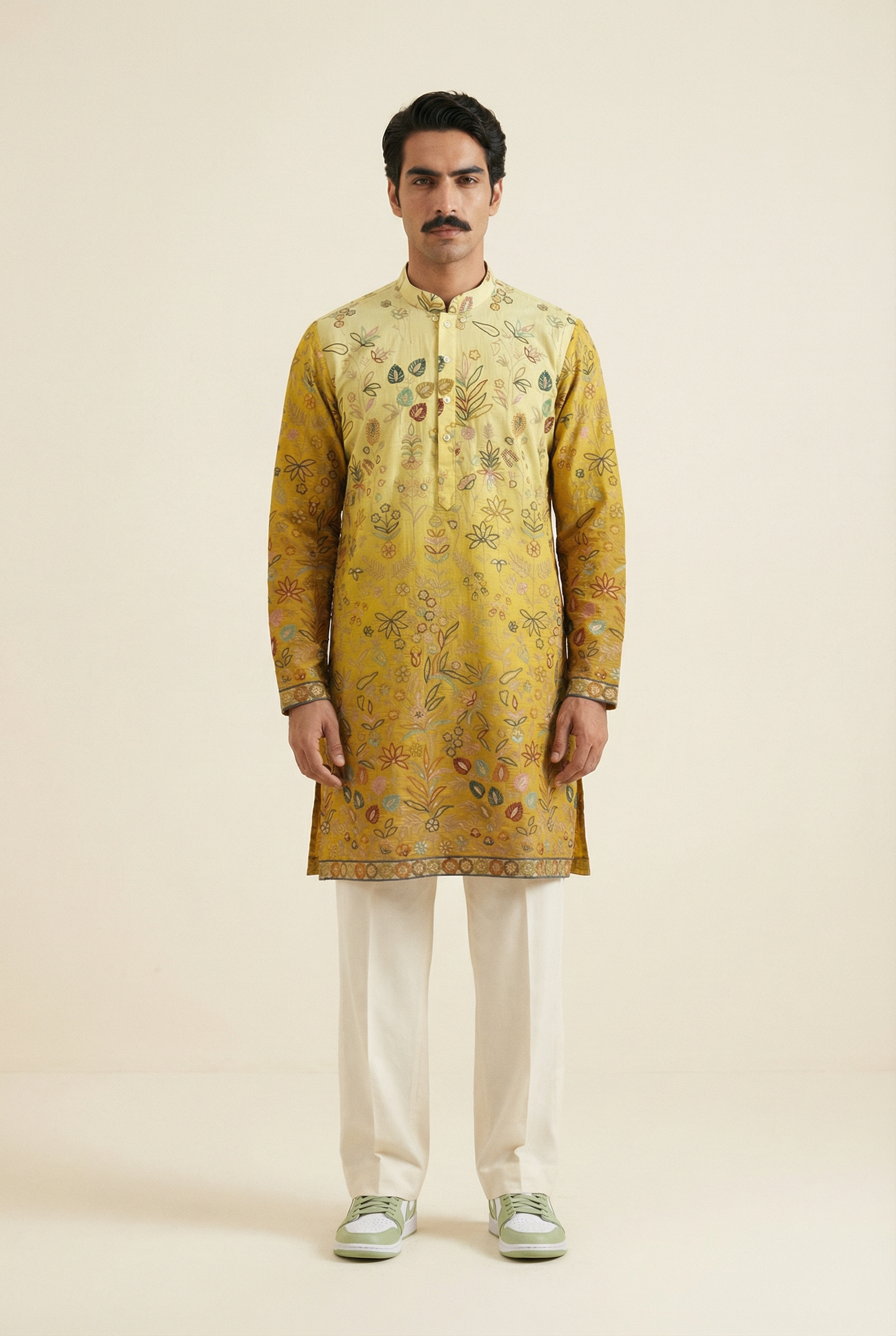 Floral Summer Cotton Kurta