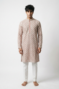 Floral Jaal Embroidered Kurta Set