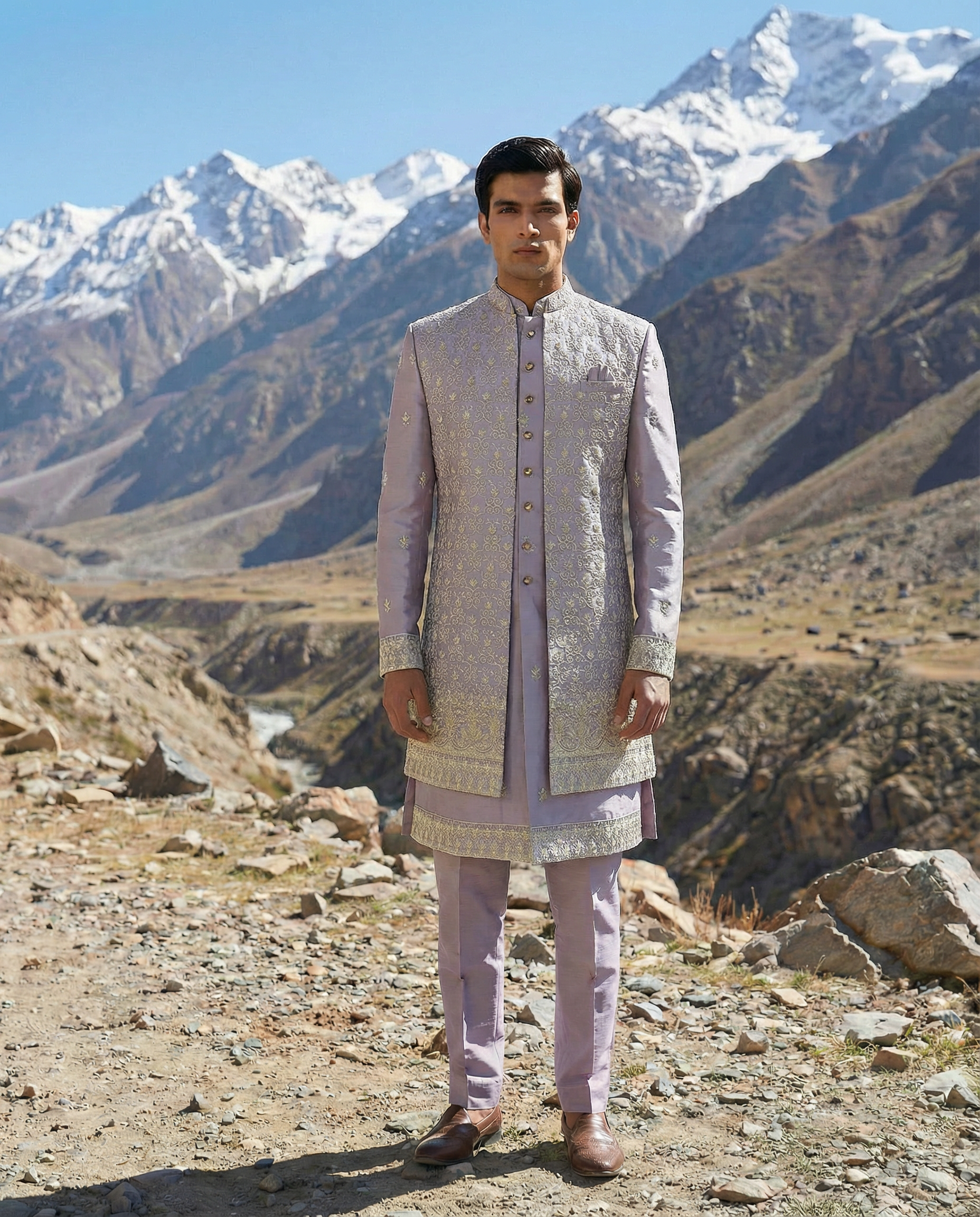 Aurelian Embroidered Jacket Set