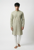 Floral Jaal Embroidered Kurta Set