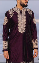 Velvet thread work Kurta