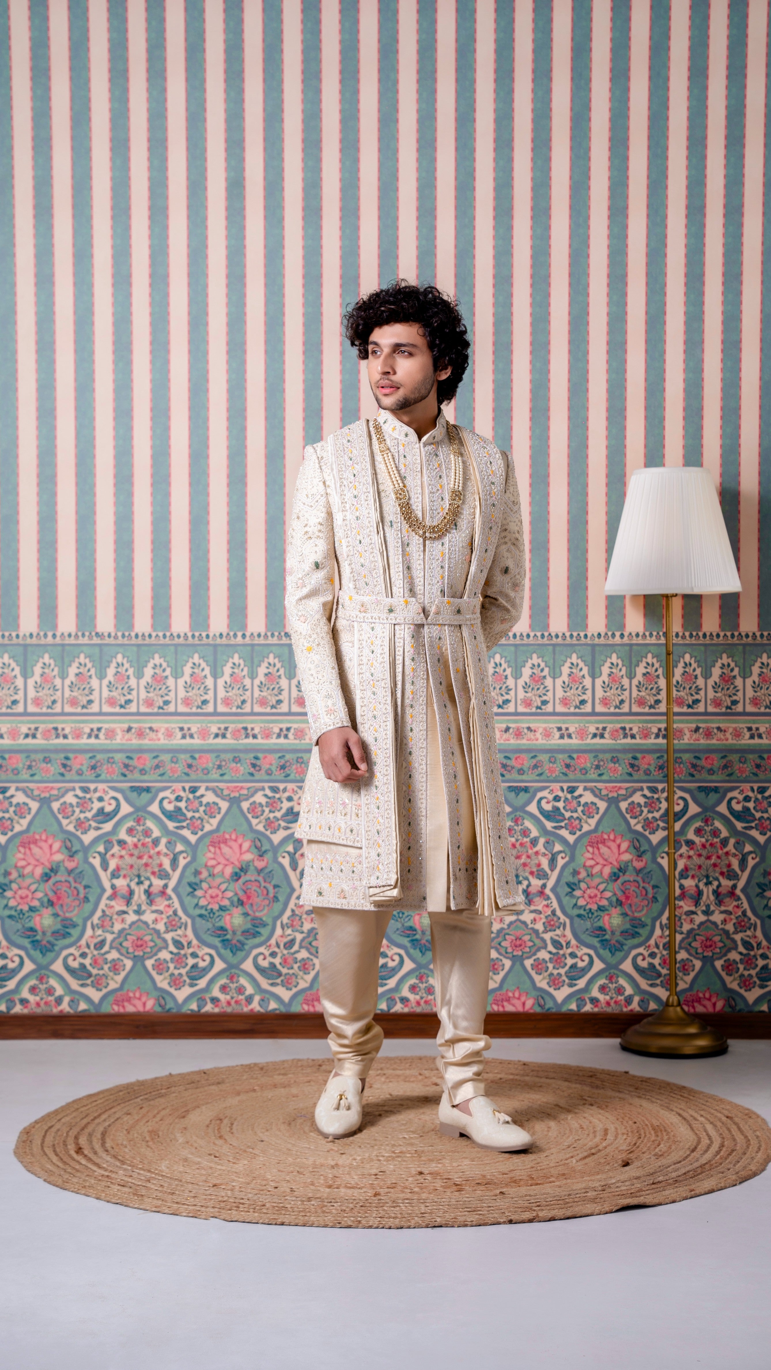 Golden Noor Sherwani
