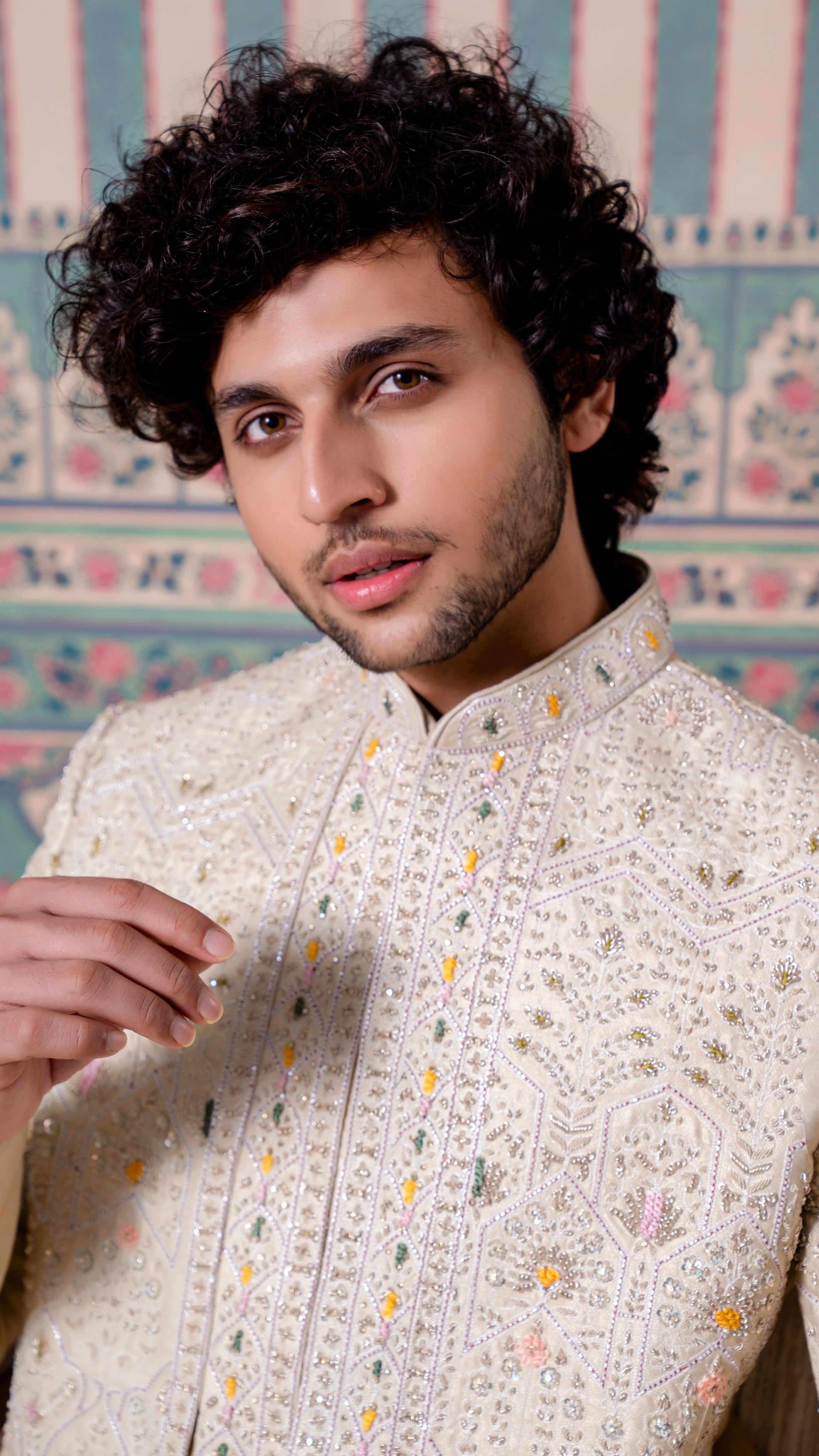 Golden Noor Sherwani