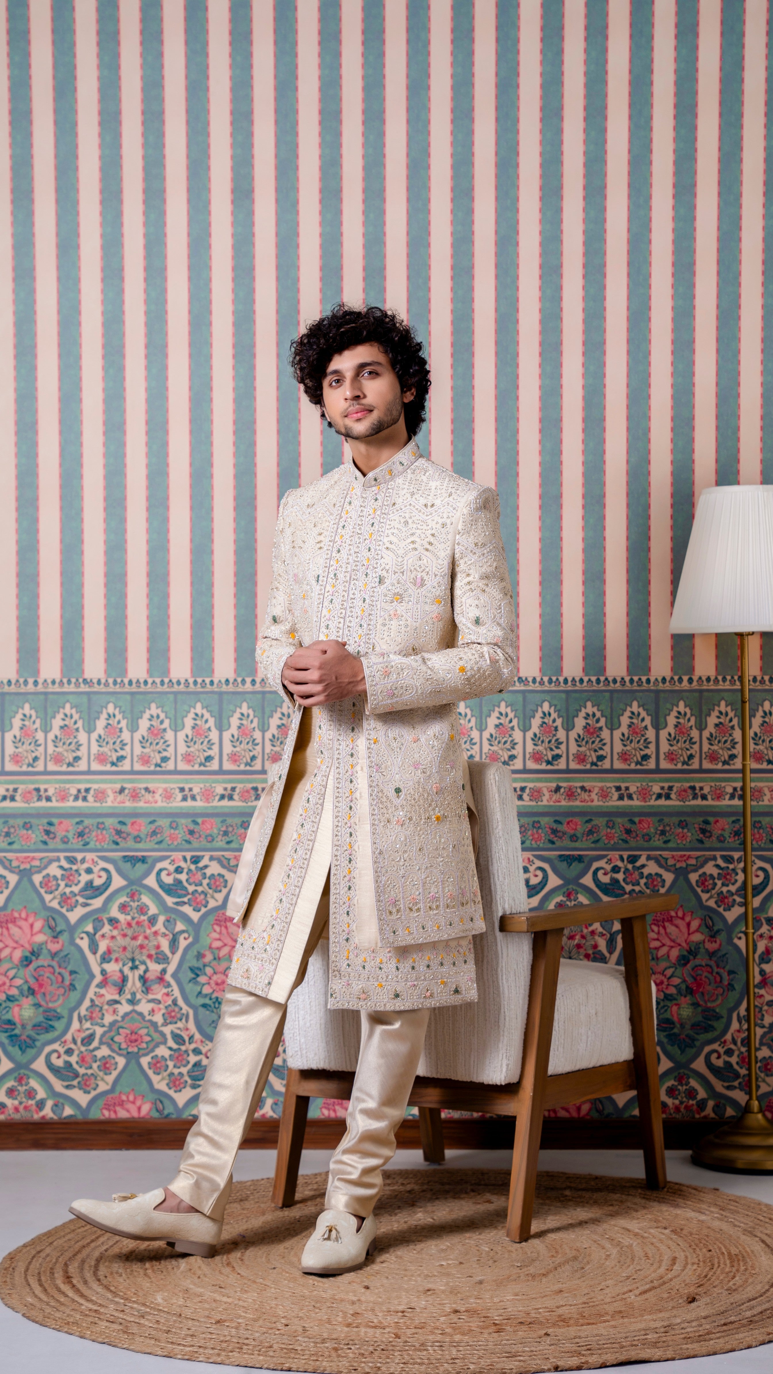 Golden Noor Sherwani