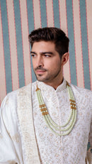 Ivory Hand-Embroidered Sherwani