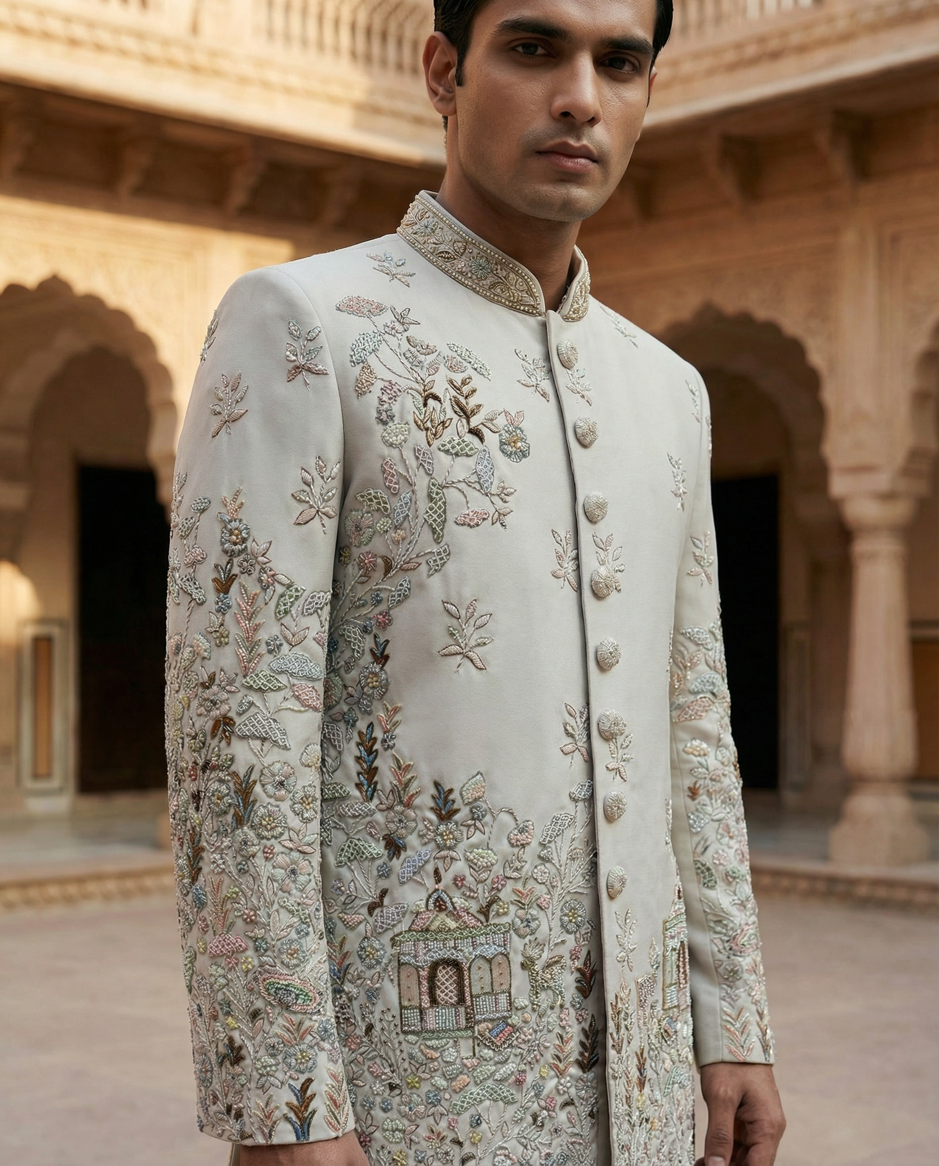 Bagh Ivory Sherwani