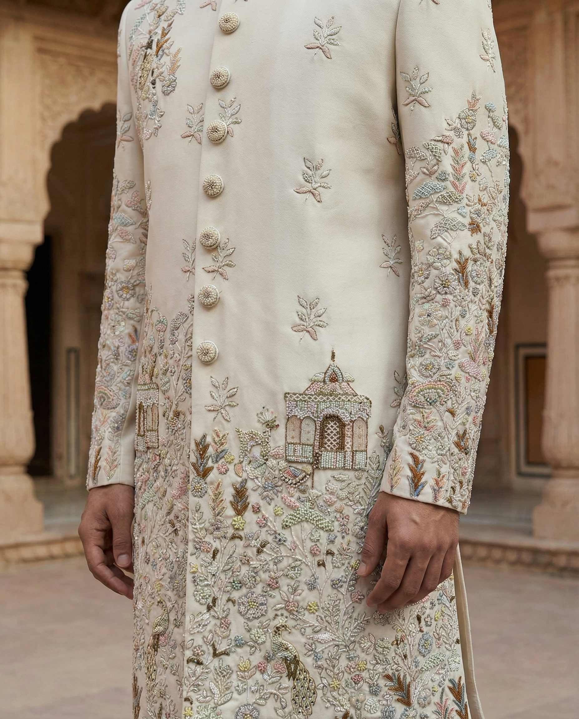 Bagh Ivory Sherwani