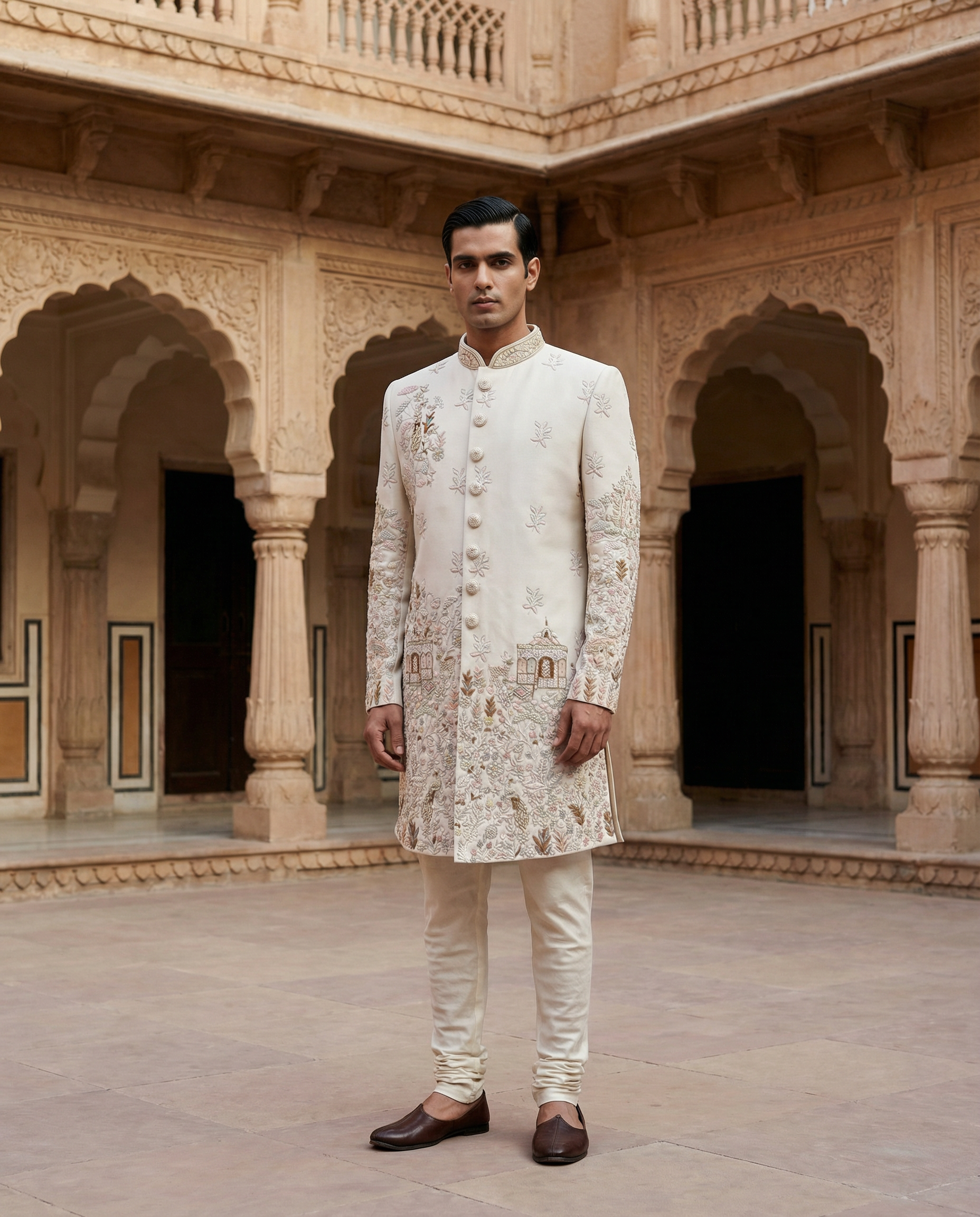 Bagh Ivory Sherwani